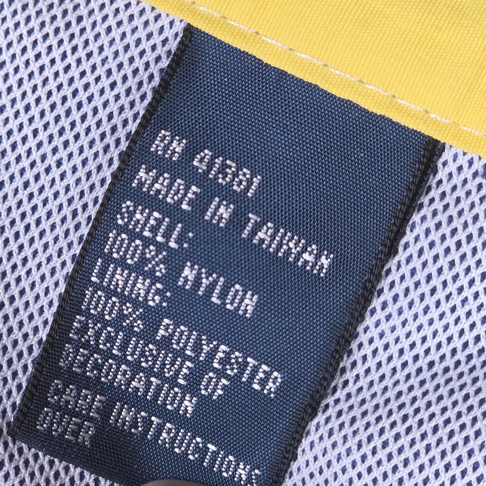 VTG Polo Ralph Lauren Mens Swim Trunks Board Shorts Cargo Pocket Yellow Pony XL - Picture 8 of 12